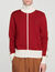 Two-tone knit cardigan