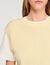 Dual-material knit sweater