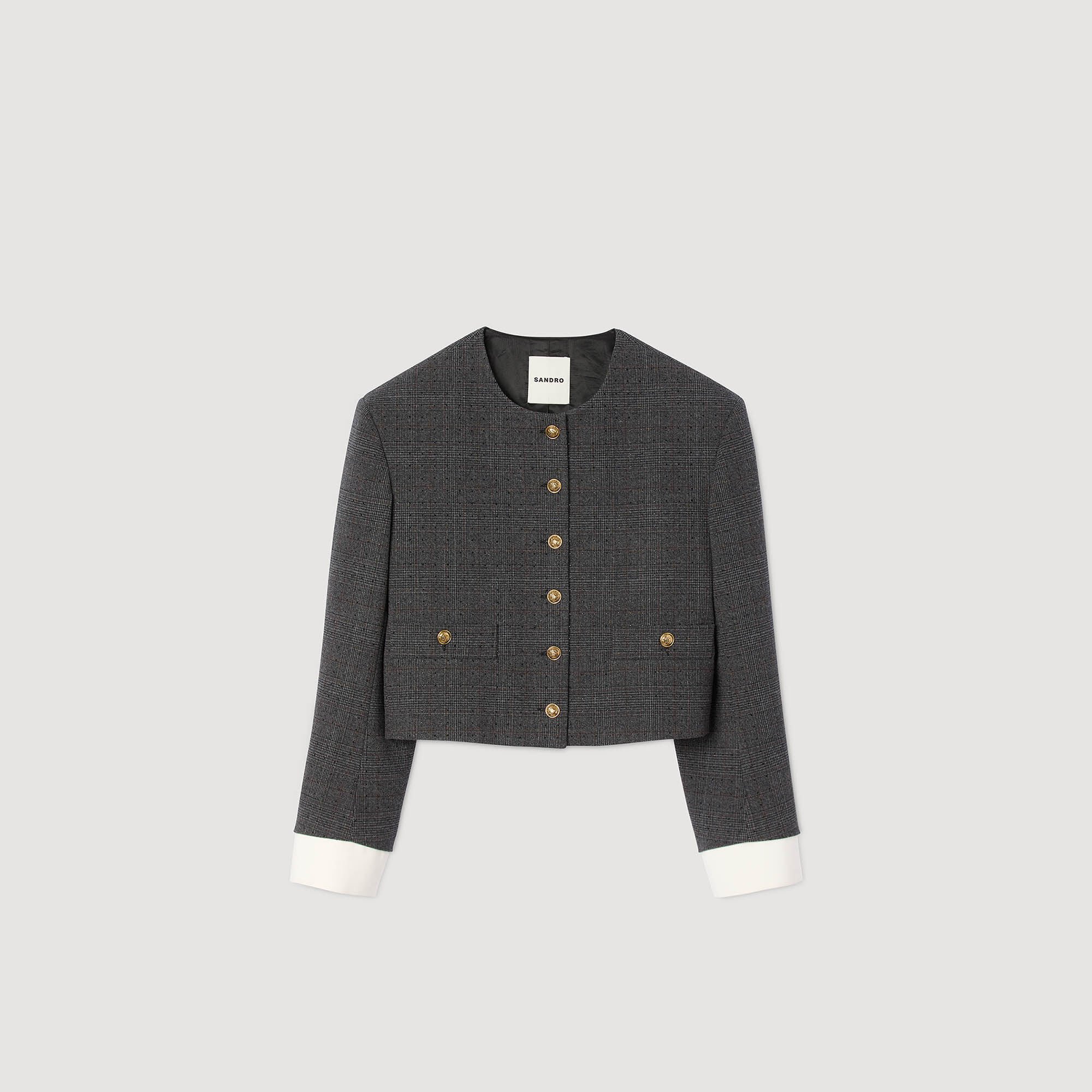 Rhinestone tailored jacket