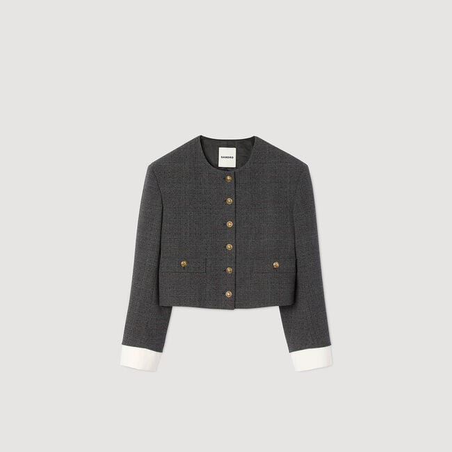 Rhinestone tailored jacket