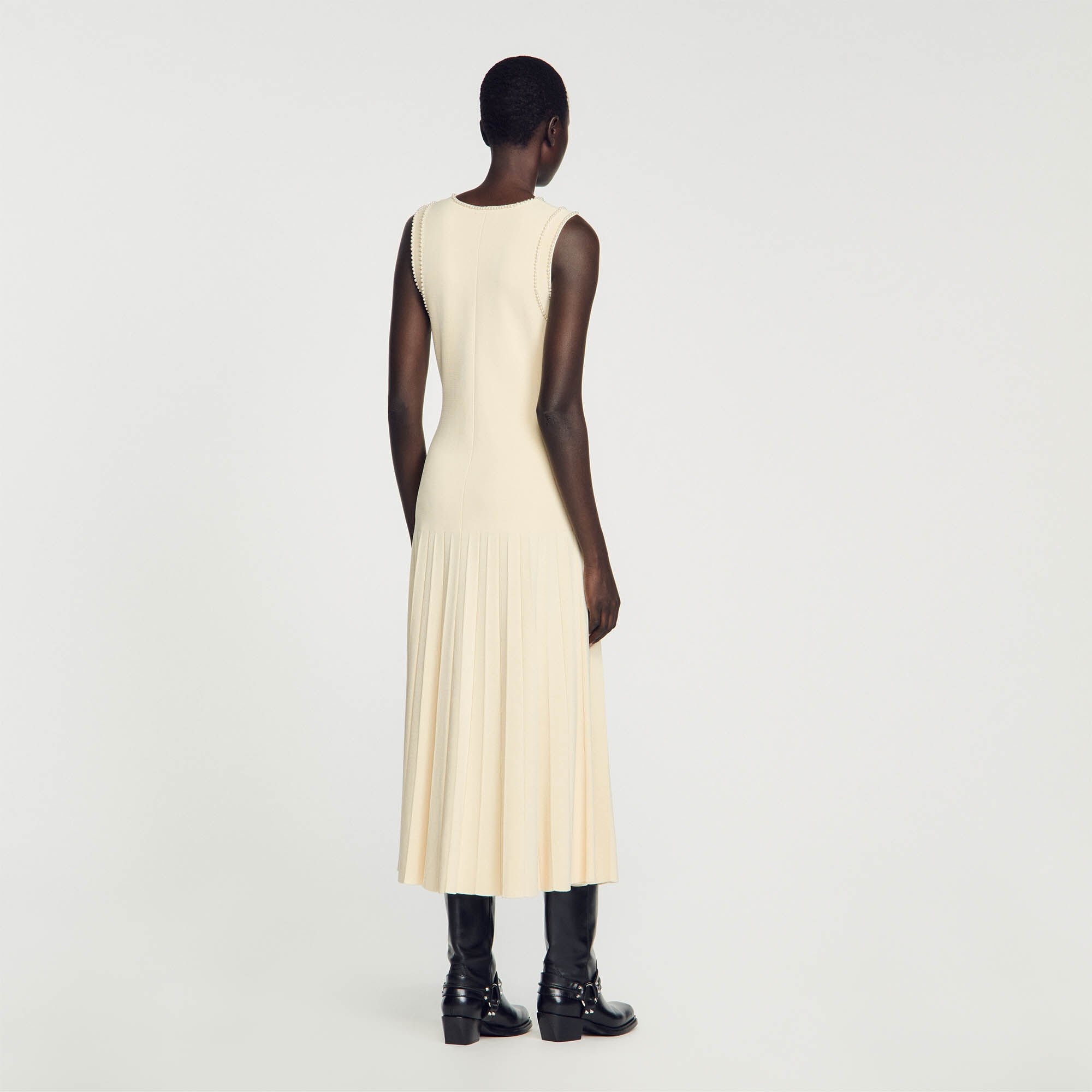 Knit midi dress