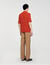 Terry knit polo shirt