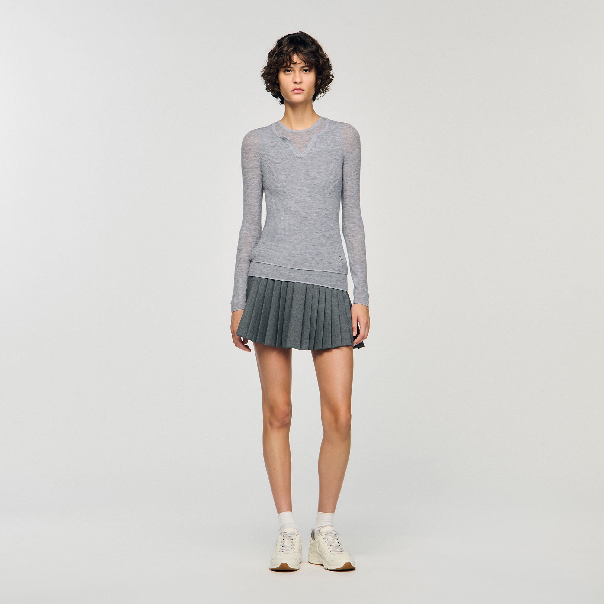 Wool Layered Effect Sweater