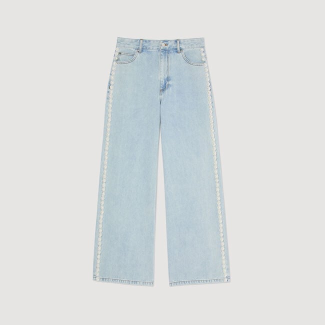 Beaded jeans