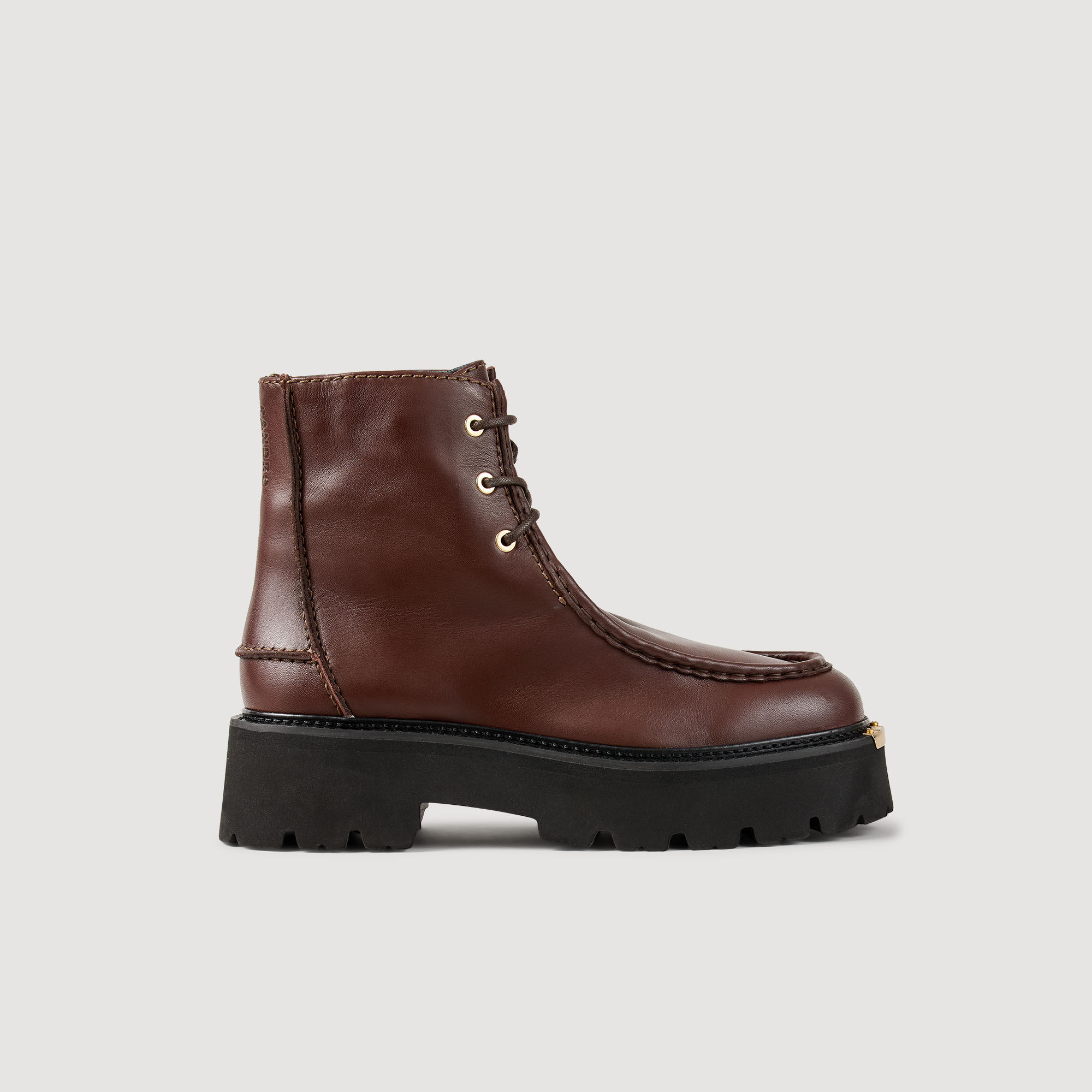 Fur lined leather ankle boots cheap