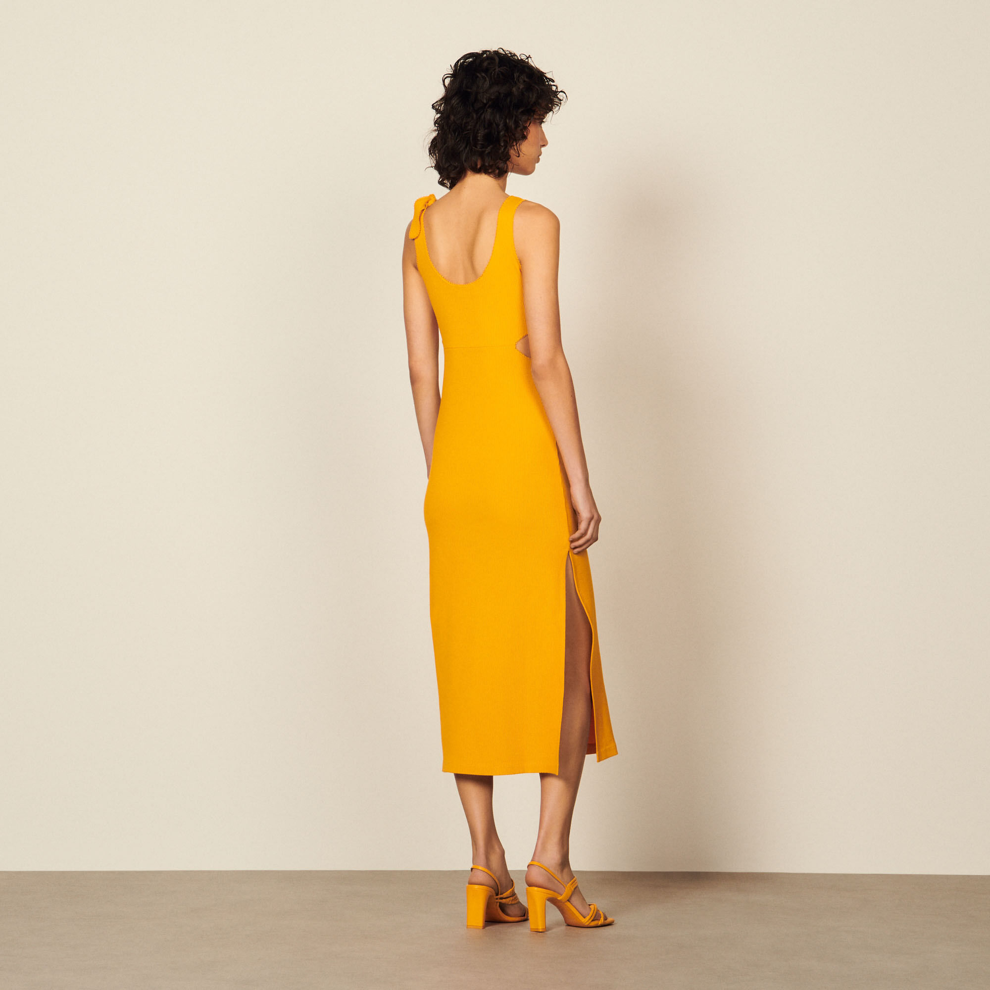 Sandro yellow dress hot sale
