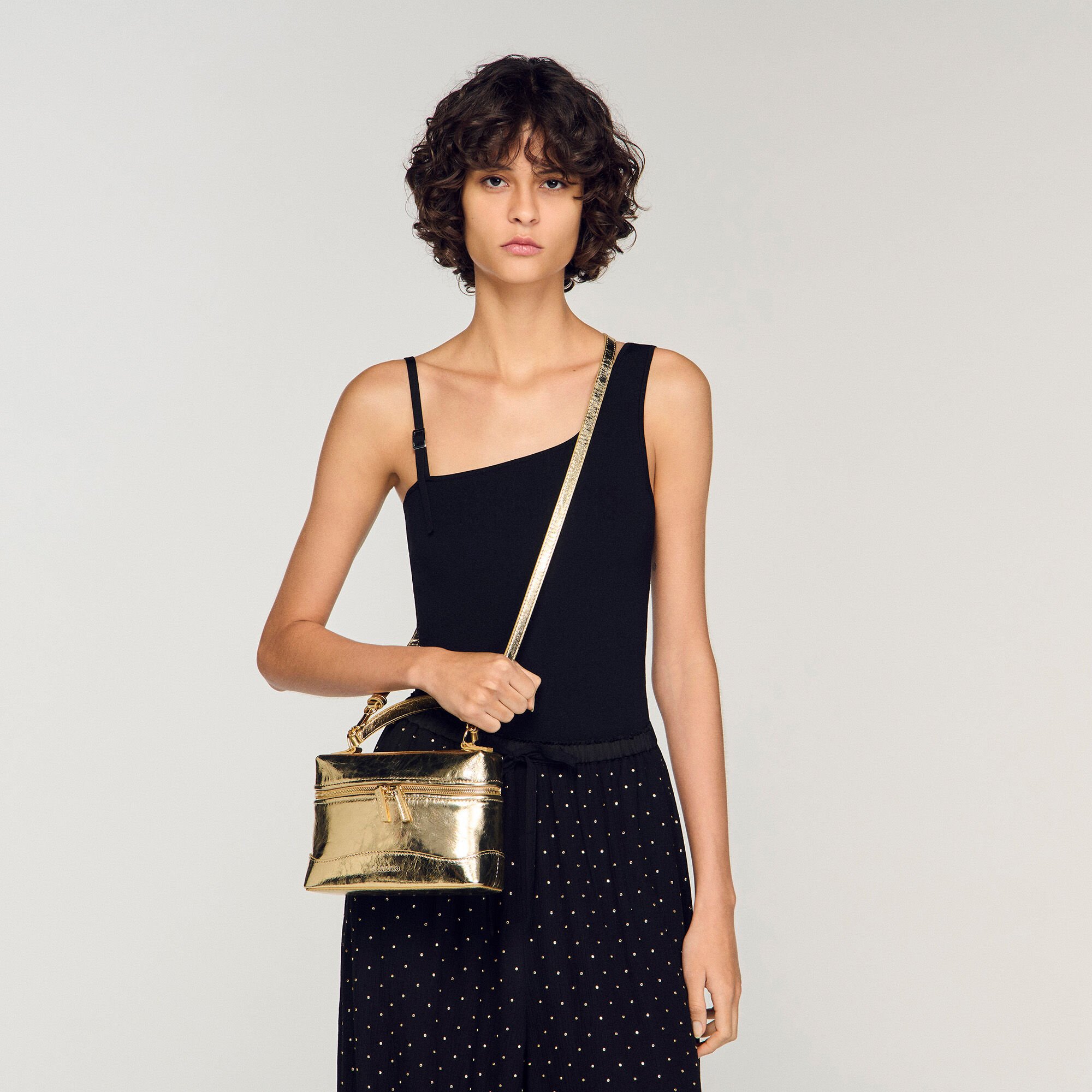 Tangolino metallic leather bag