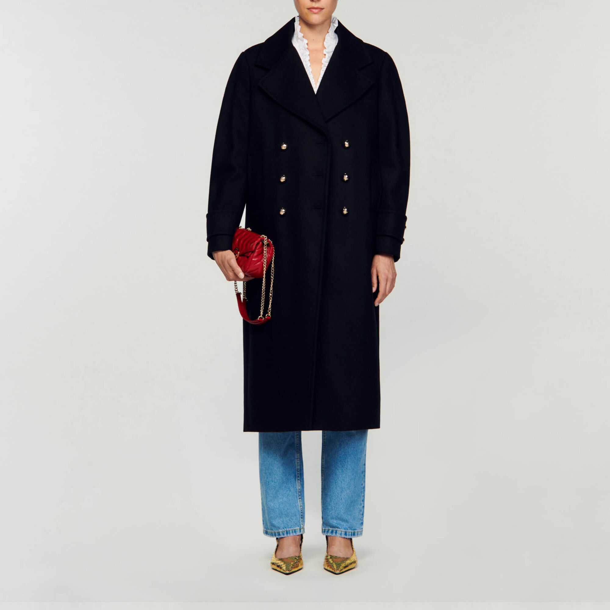 Sandro 2025 coat sale