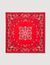 Silk bandana print scarf