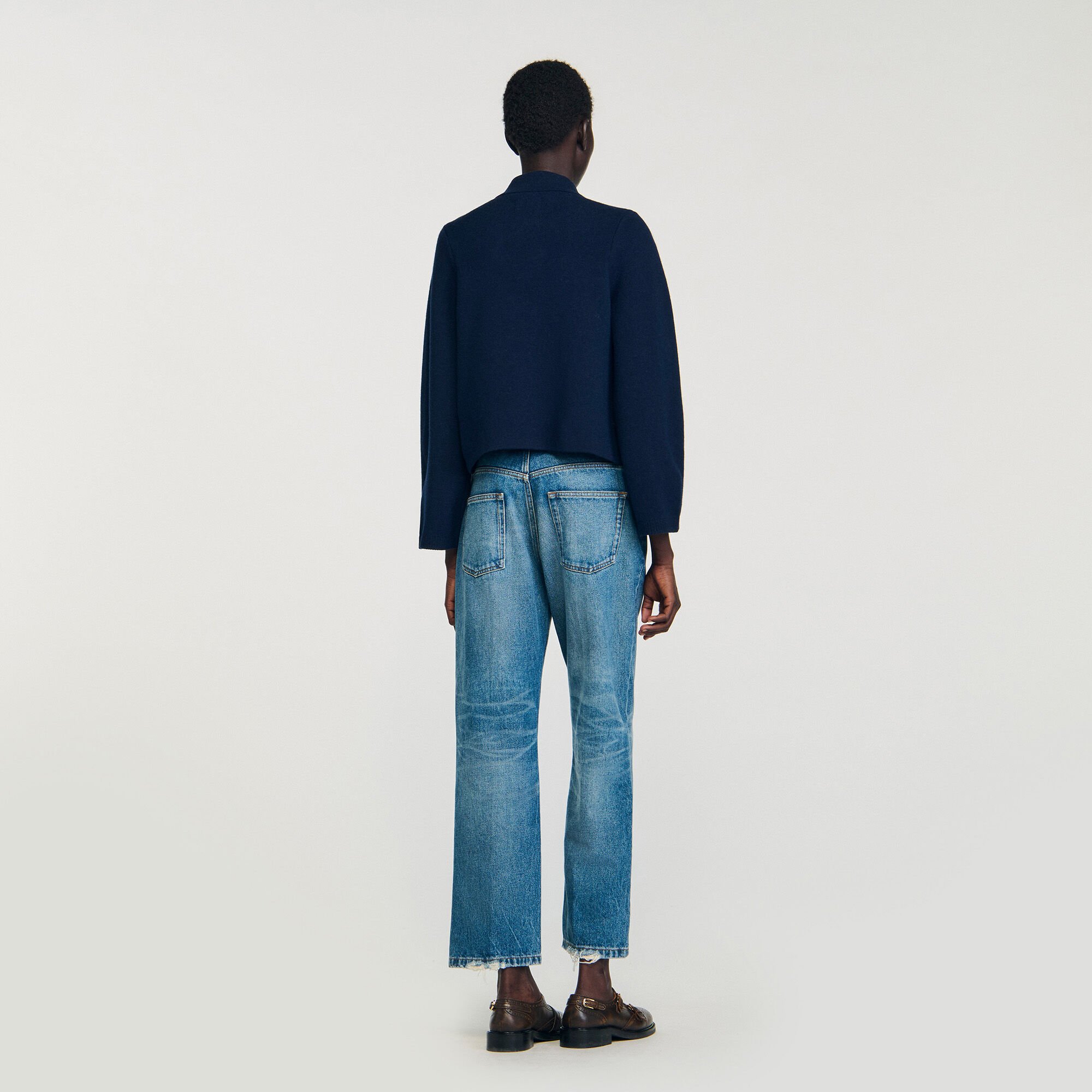 Double-breasted cardigan