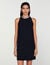 Dress with jewellery collar