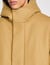 Hooded wool parka