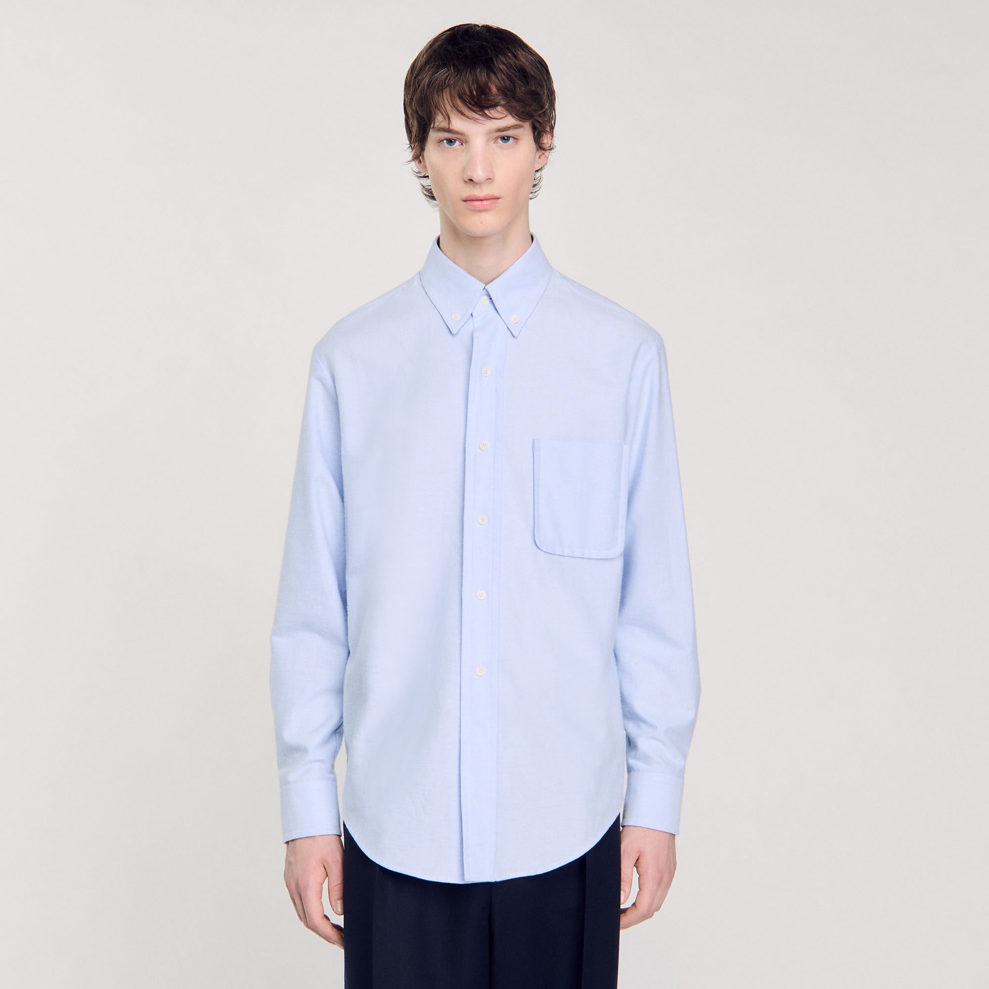 Oxford flannel shirt