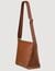 Grained leather satchel