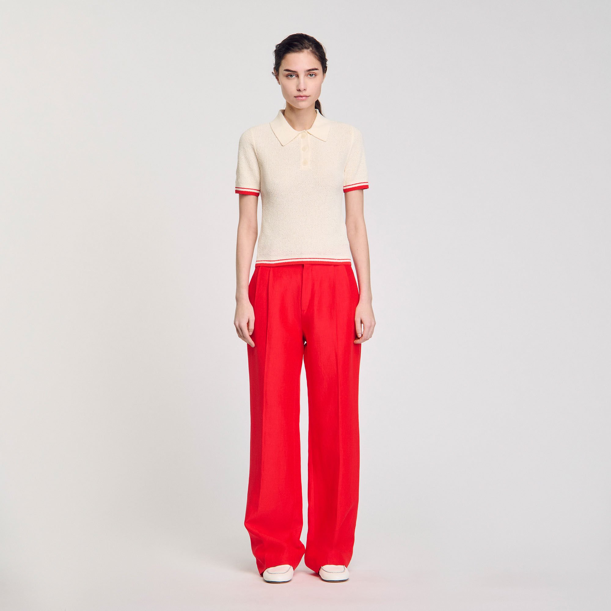 Polo-neck sweater