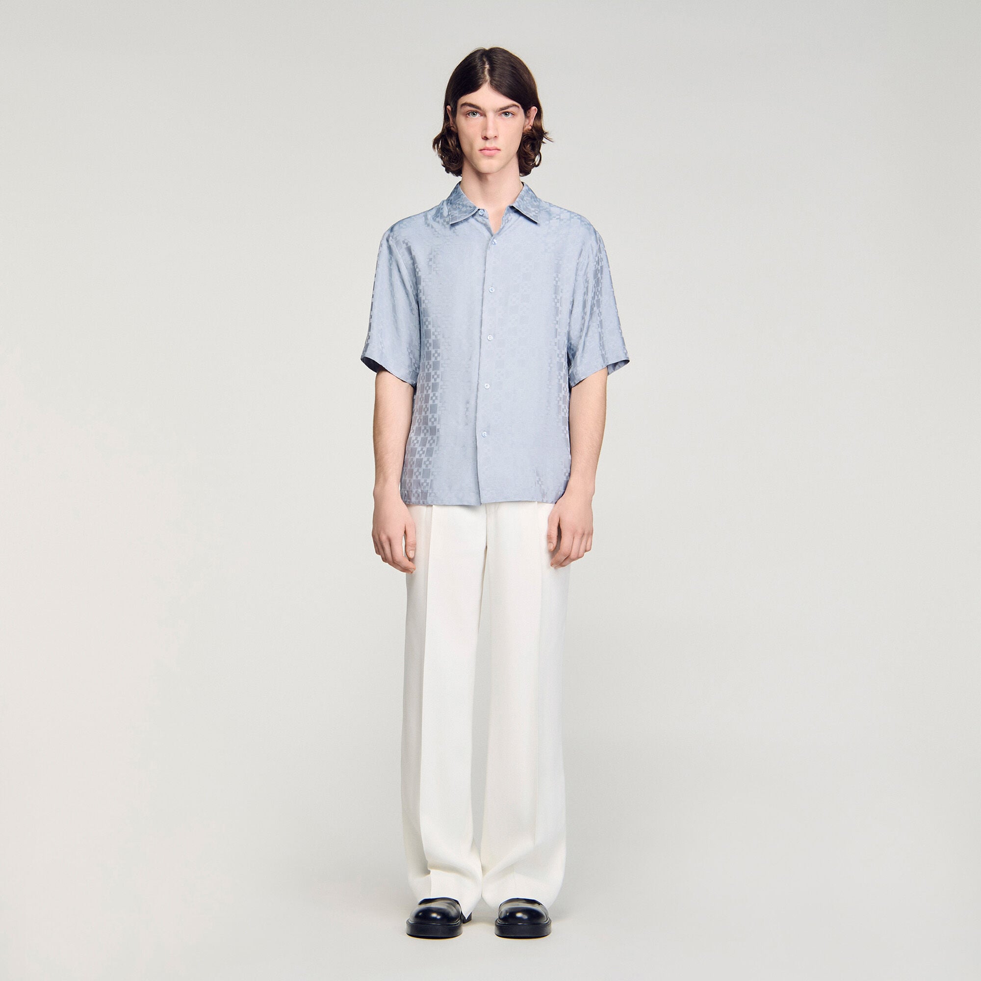 Square Cross loose-fit shirt