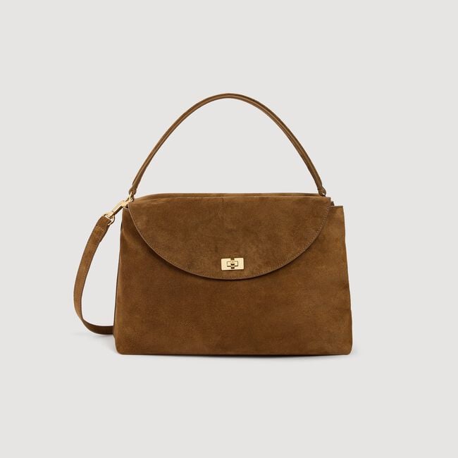 LE GRAND BAZAAR suede bag