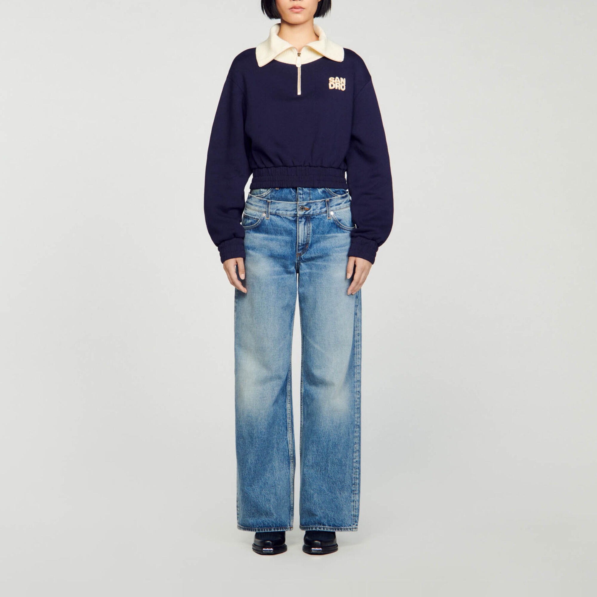 Cropped sweatshirt