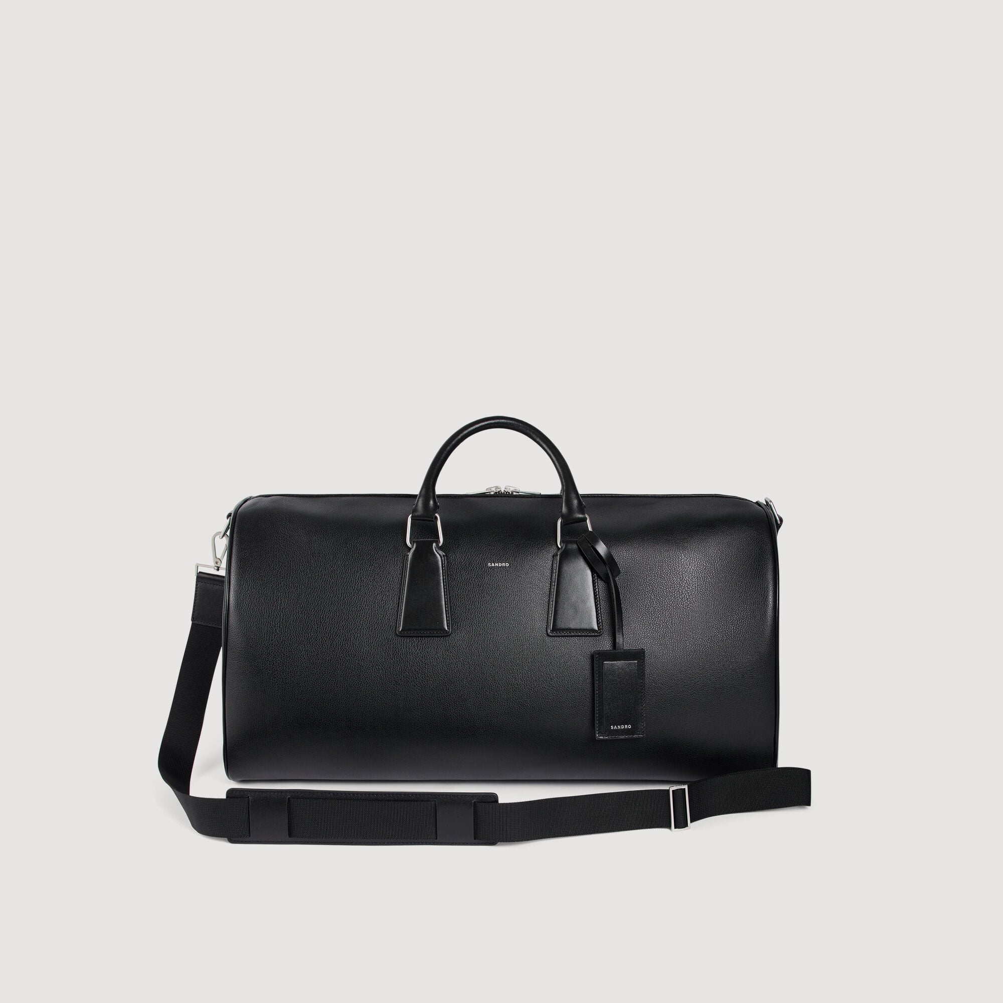 Leather weekend bag - Men | Sandro