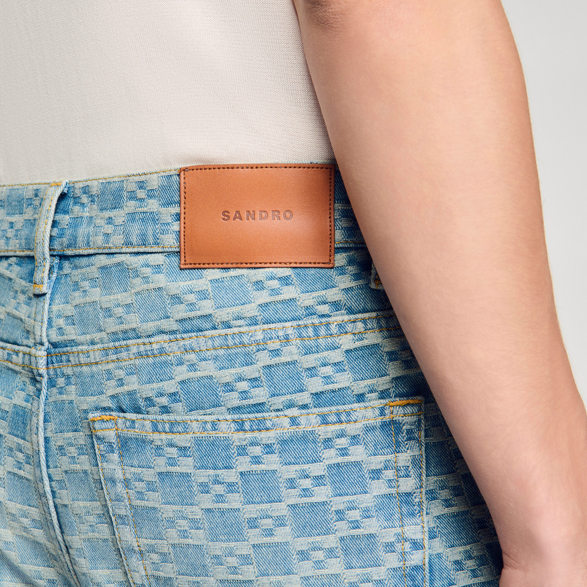 Regular-fit Square Cross jeans