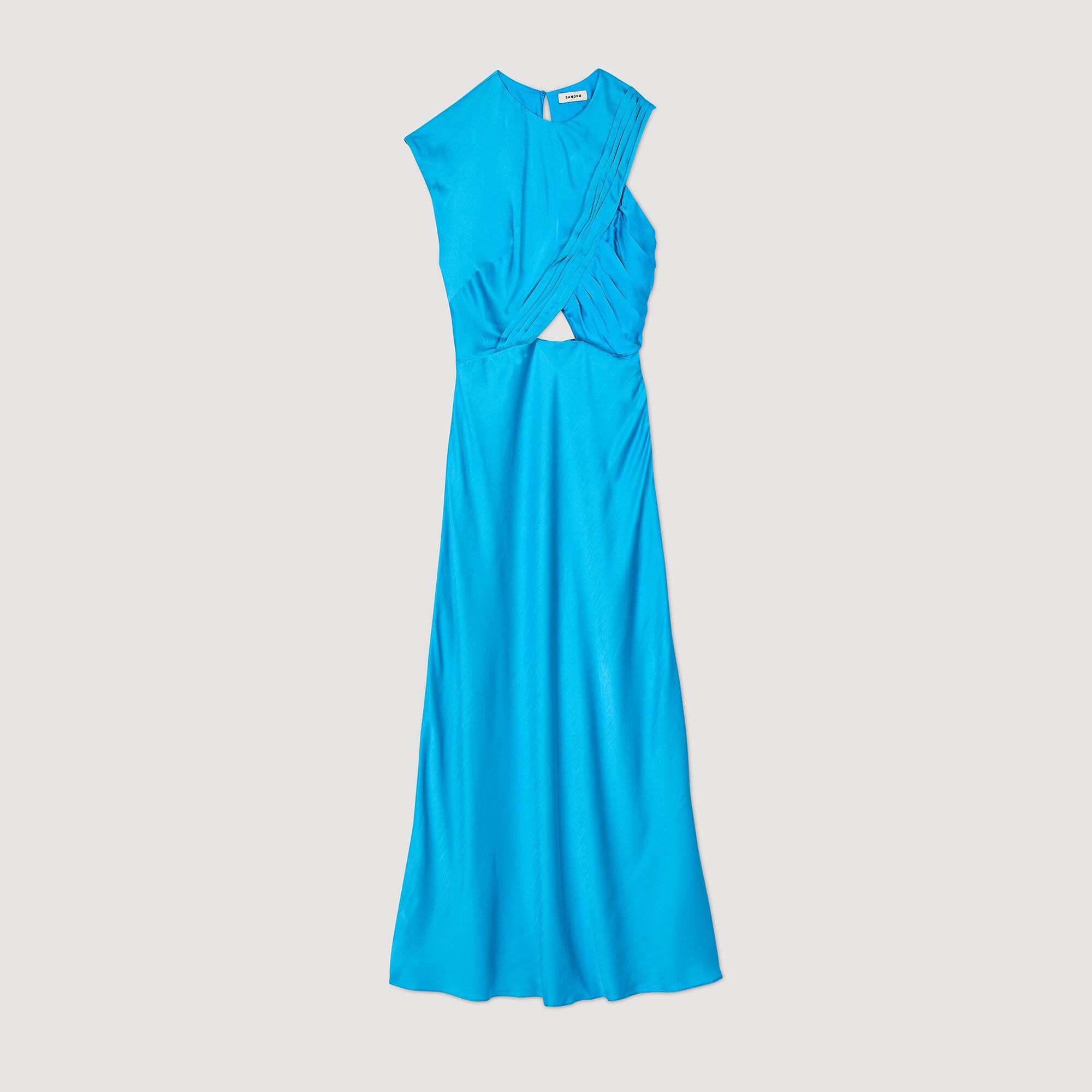 Draped maxi dress