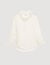 Silk shirt with gathered collar