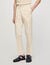 Elasticated straight-leg trousers