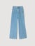 Wide-leg high-rise jeans