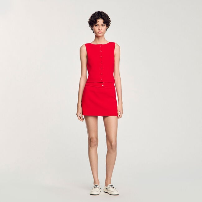 Sleeveless sweater