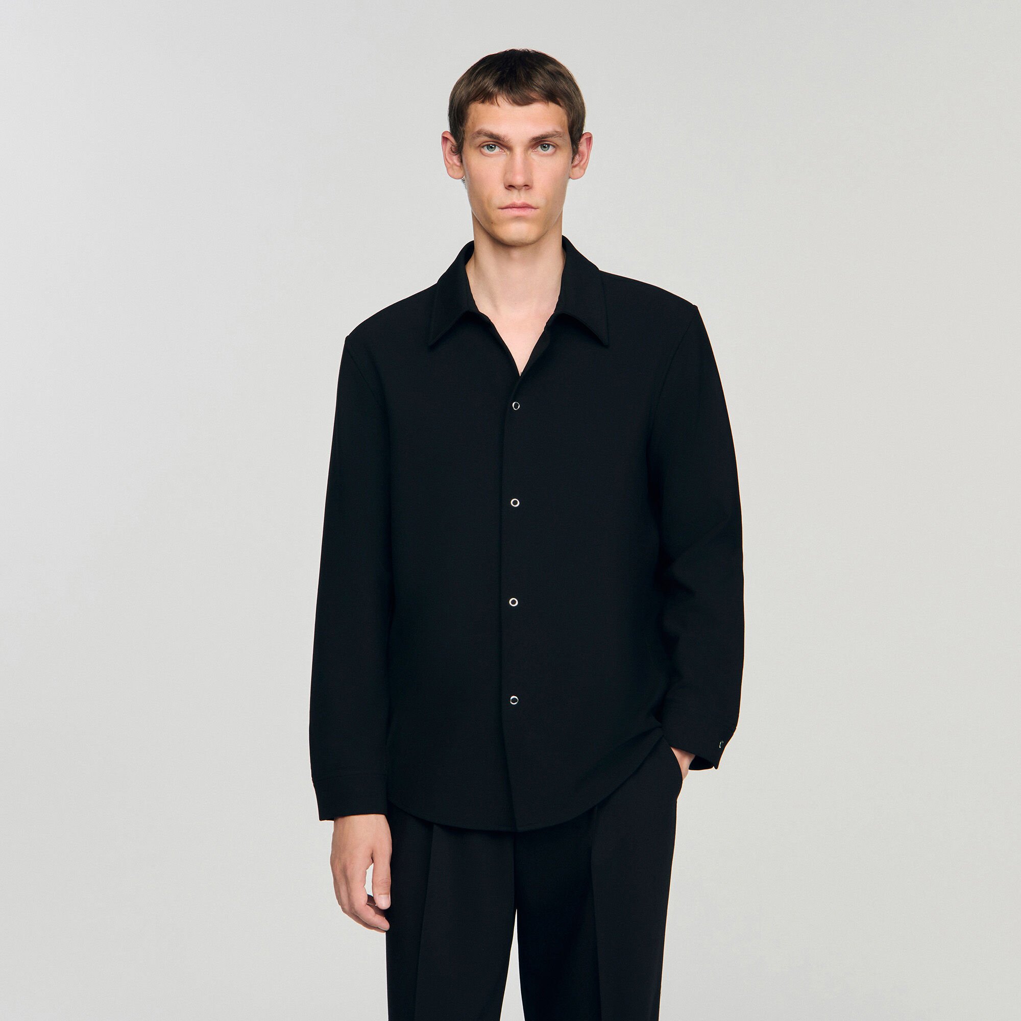 Long-sleeved jersey shirt