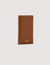 Grained leather foldable cardholder