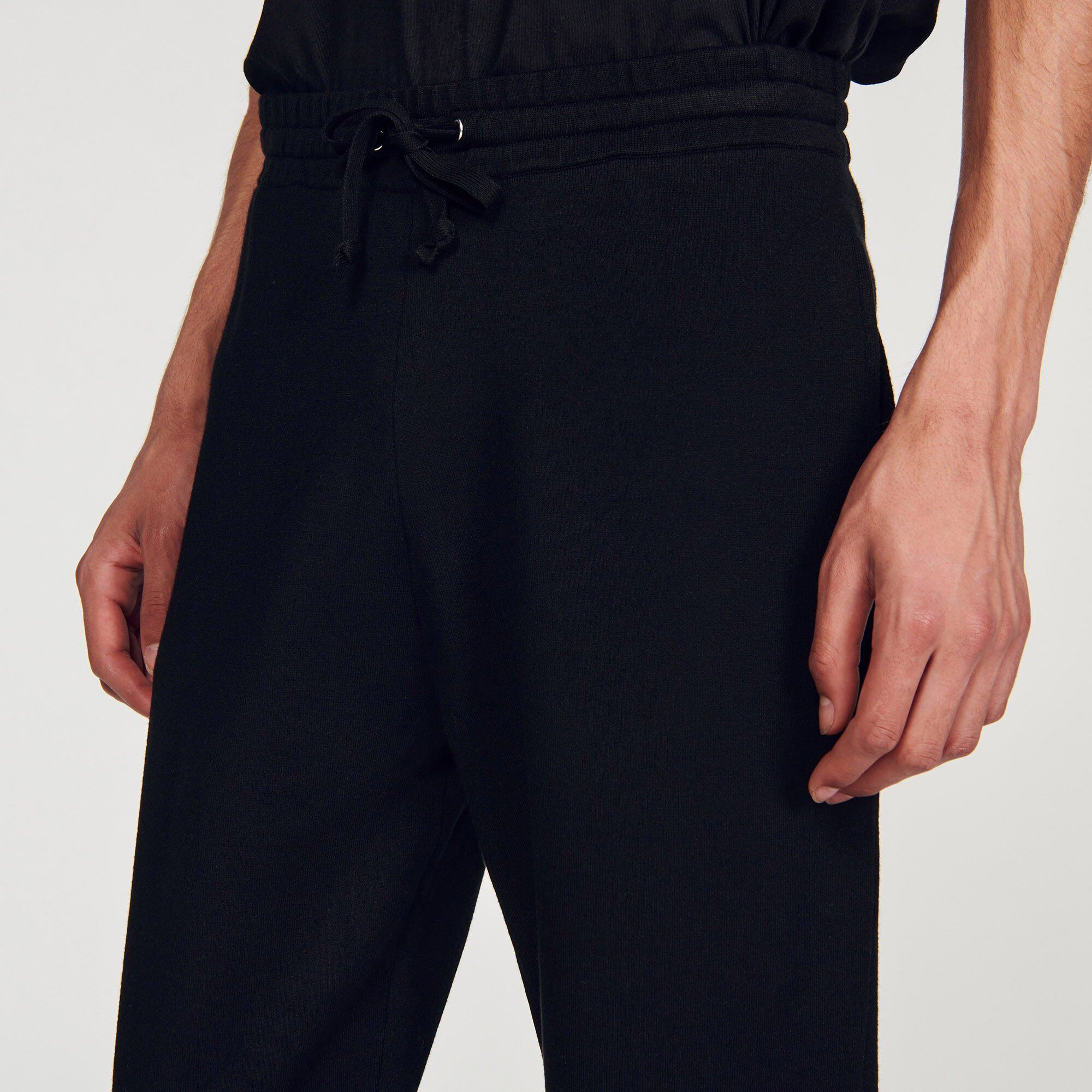 Knit jogging bottoms