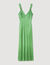 Fluid satin-effect dress
