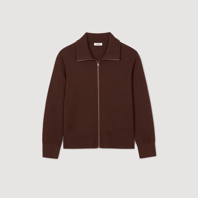 Wool trucker sweater