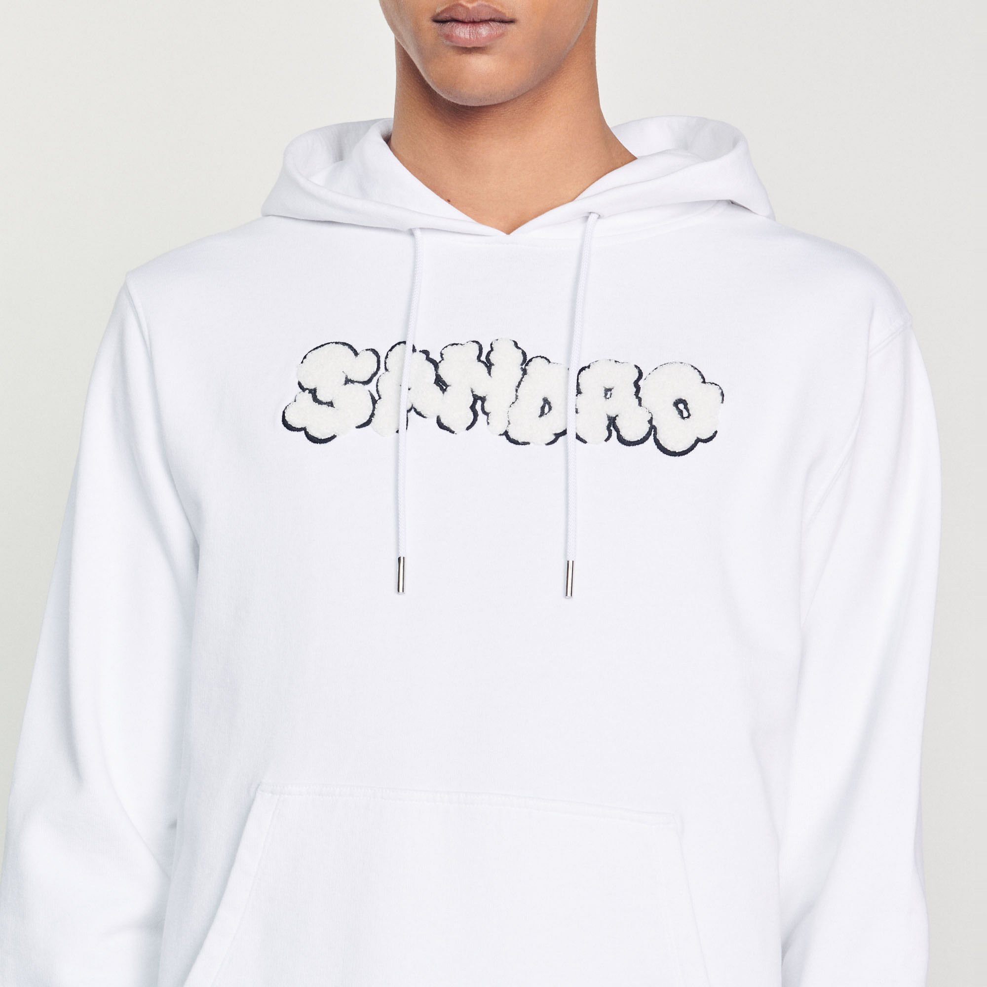 Embroidered Sandro hoodie