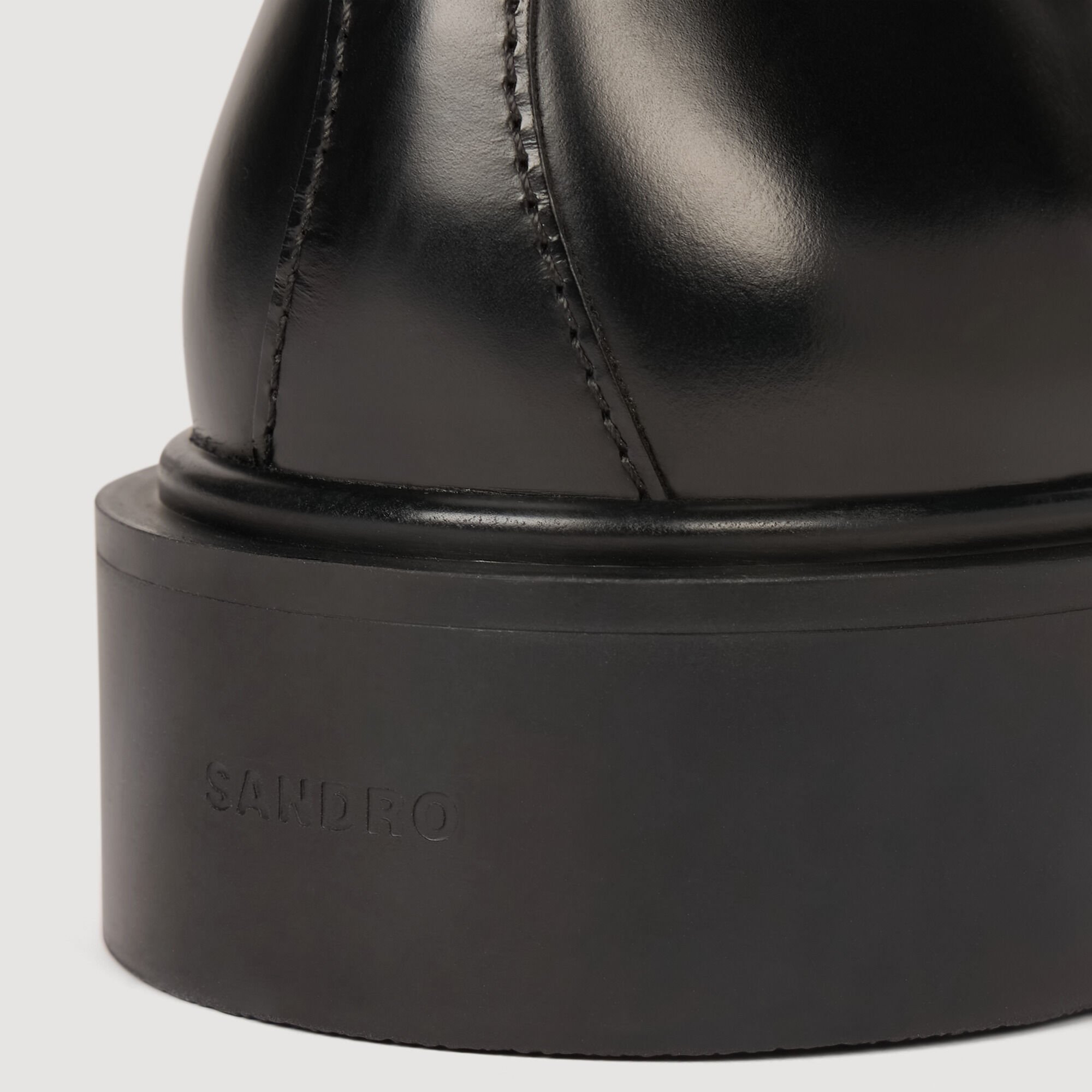 Patent leather loafers