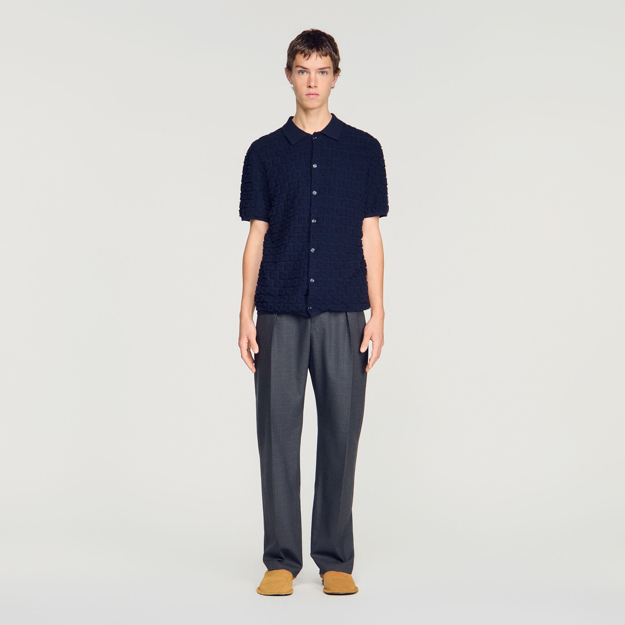 Terry knit shirt