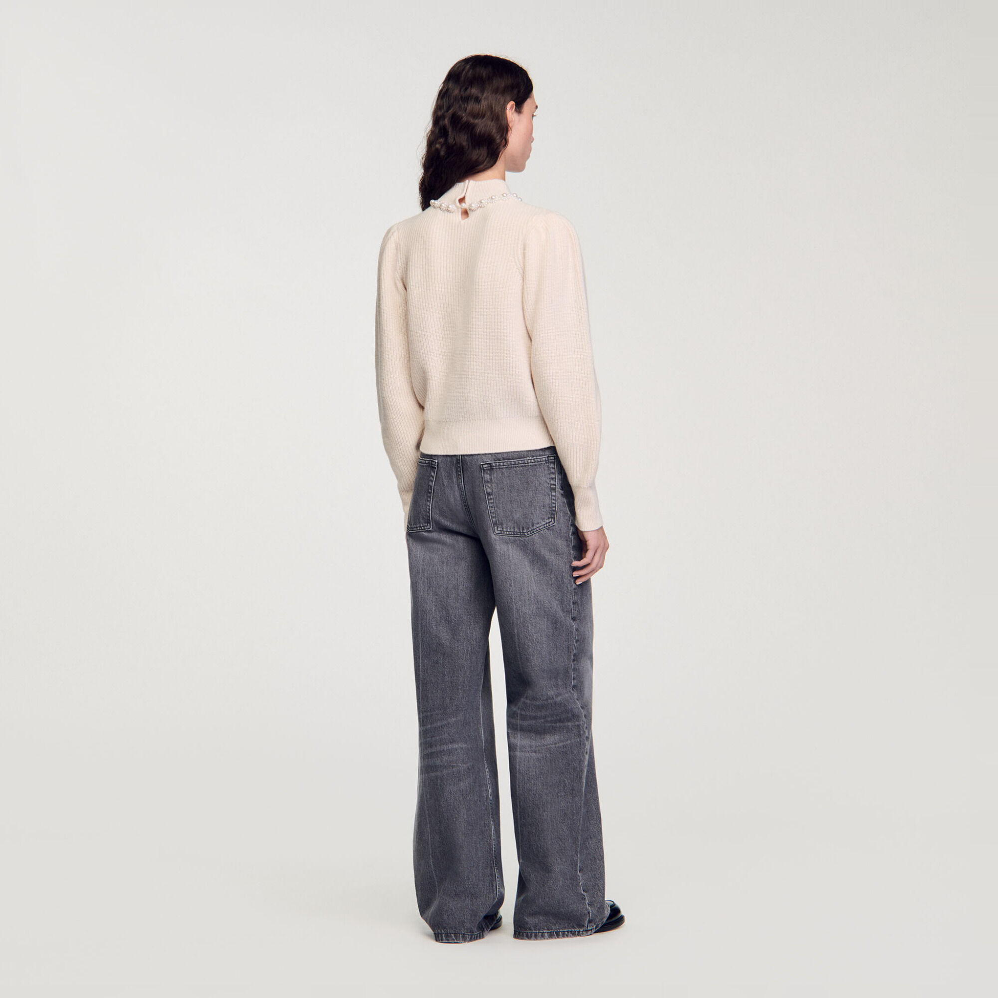 Ribbed Wool and Cashmere Sweater