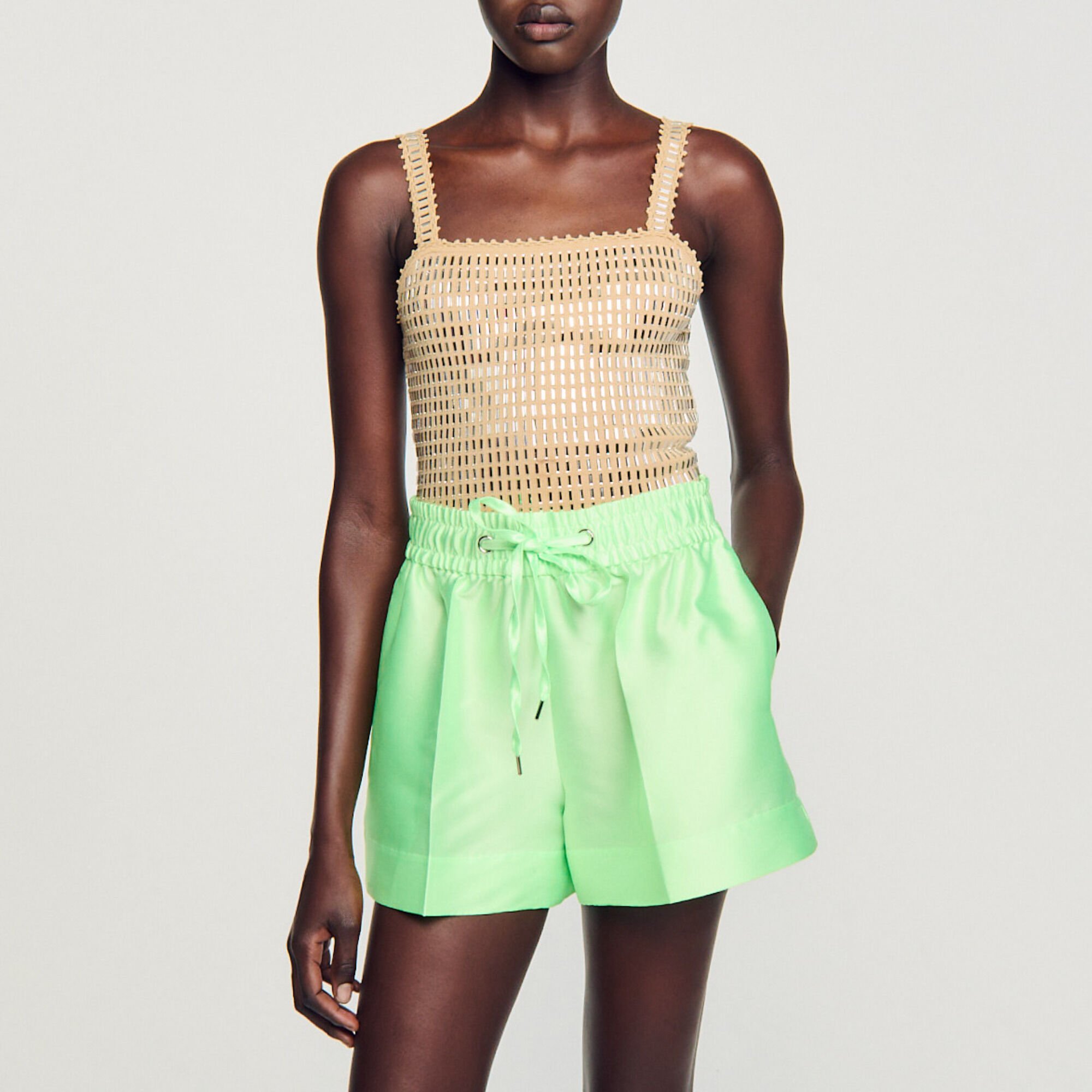 Rhinestone crop top