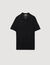 Openwork knit polo shirt