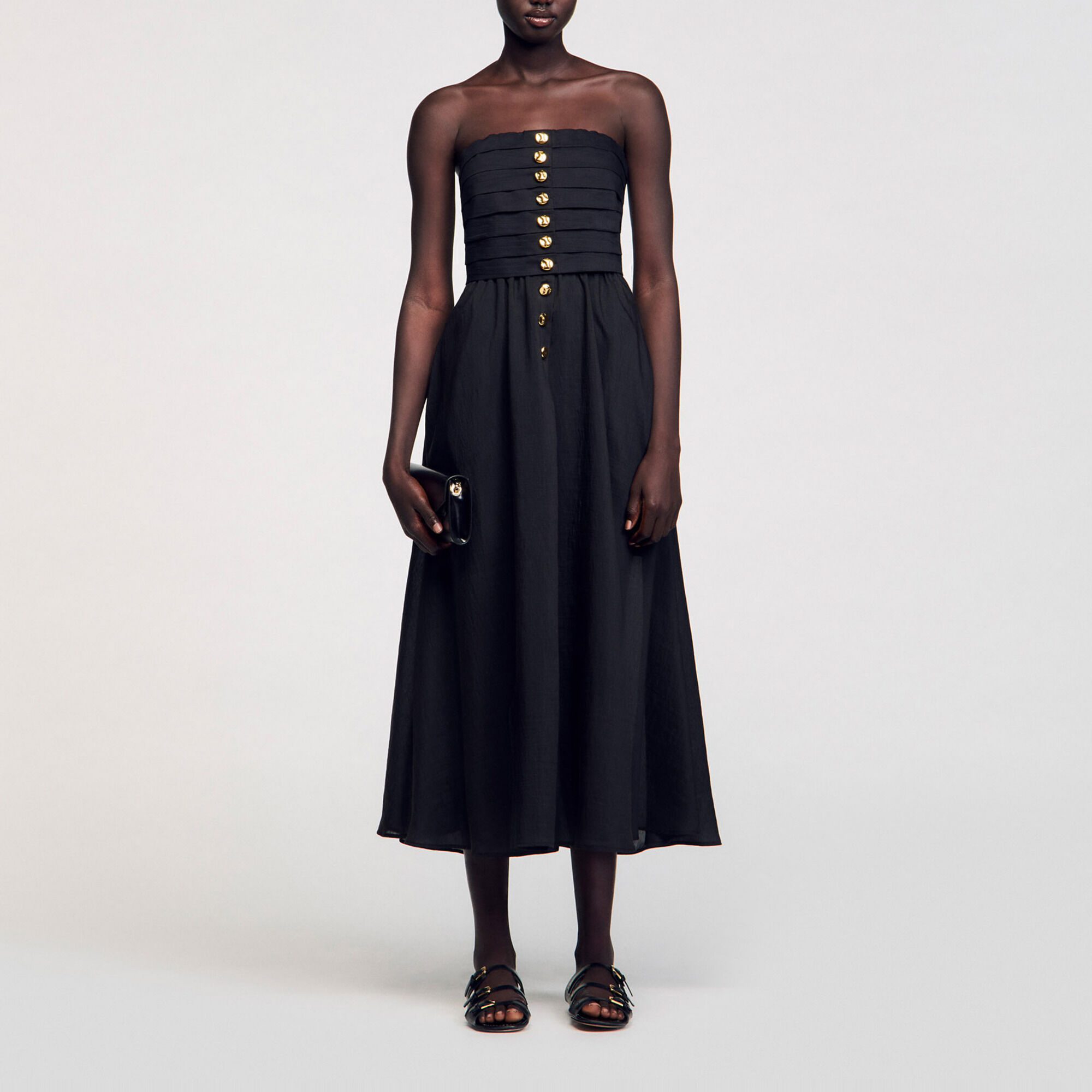 Maxi bustier dress