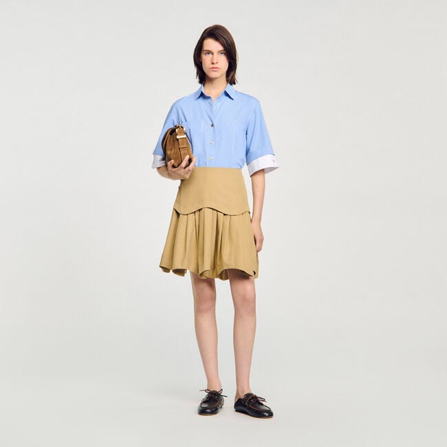 Oversized check shirt