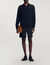 Pleated loose-fit shirt