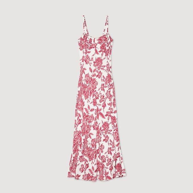 Floral print maxi dress