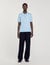 Short-sleeve knitted polo shirt