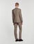 Wool checked suit jacket