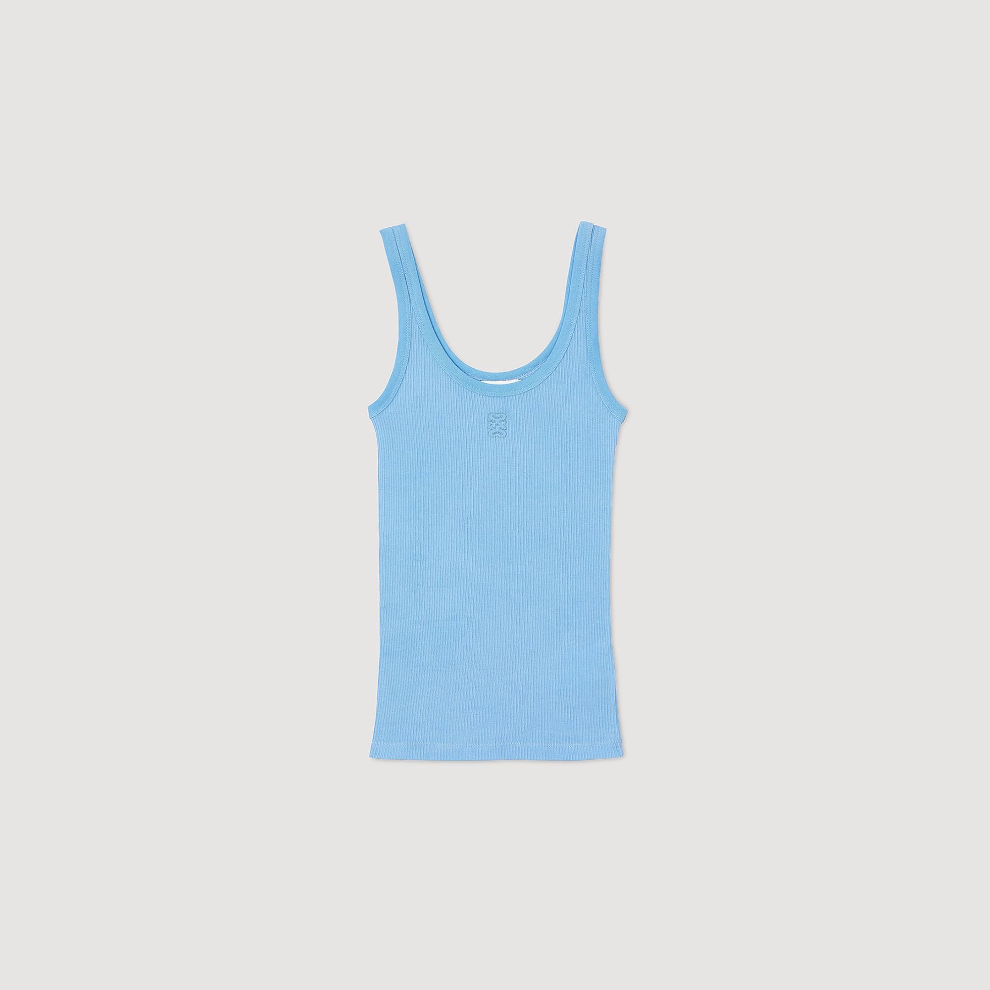 Ribbed vest top