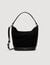 Tangoso suede and leather bucket bag