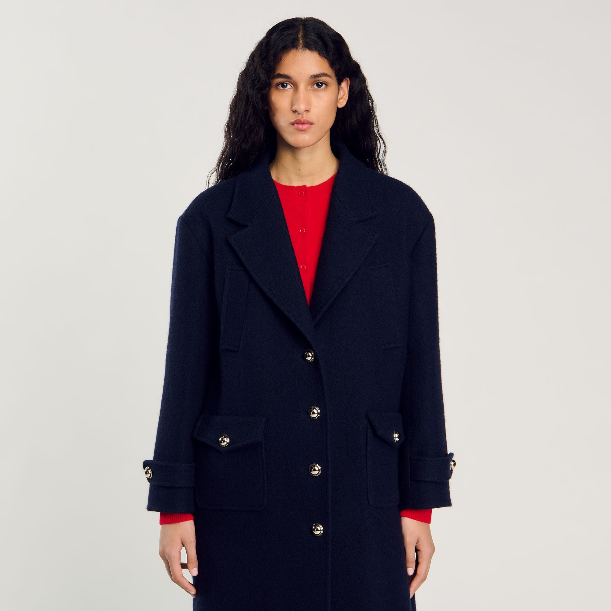 Long oversized coat