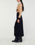 Pleated long skirt